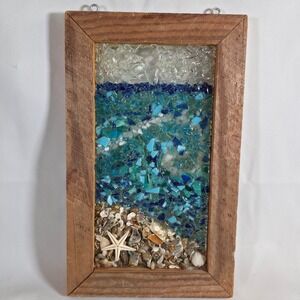River Swirl Mosaics Lovejoy 2018 Glass Mosaic Beach Ocean Coastal Wall Art